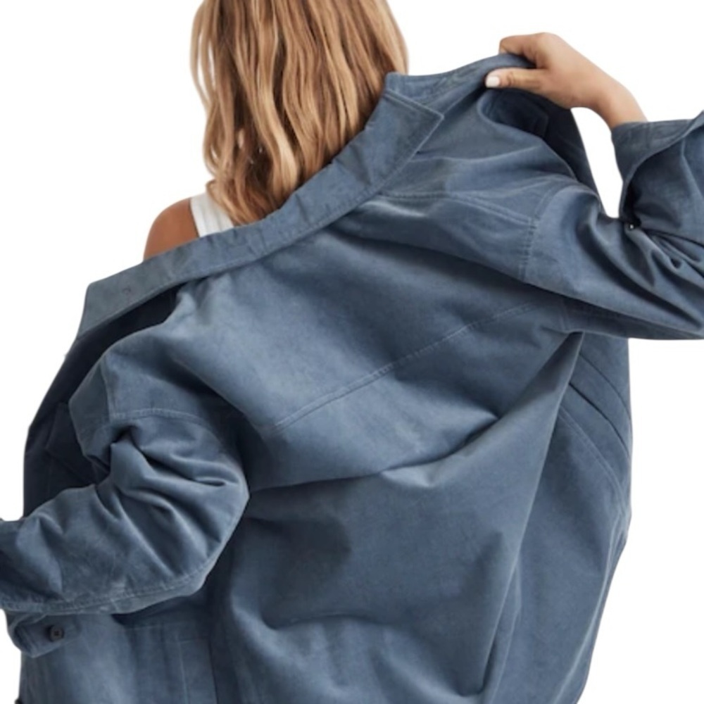 Madewell Corduroy Twill Oversized Shirt Jacket - Picture 4 of 15